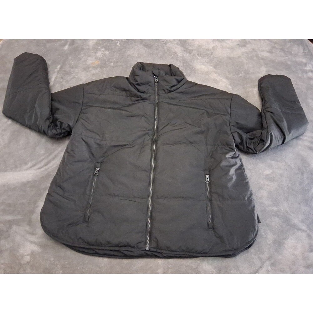 Quince Women Medium Black Lightweight Down Puffer Jacket Outdoor